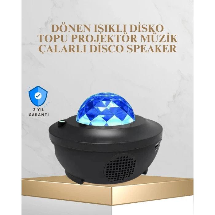 Bluetooth & USB Müzik Çalar Gece Lambası – 50 m² Kapsama, Uzaktan Kumanda