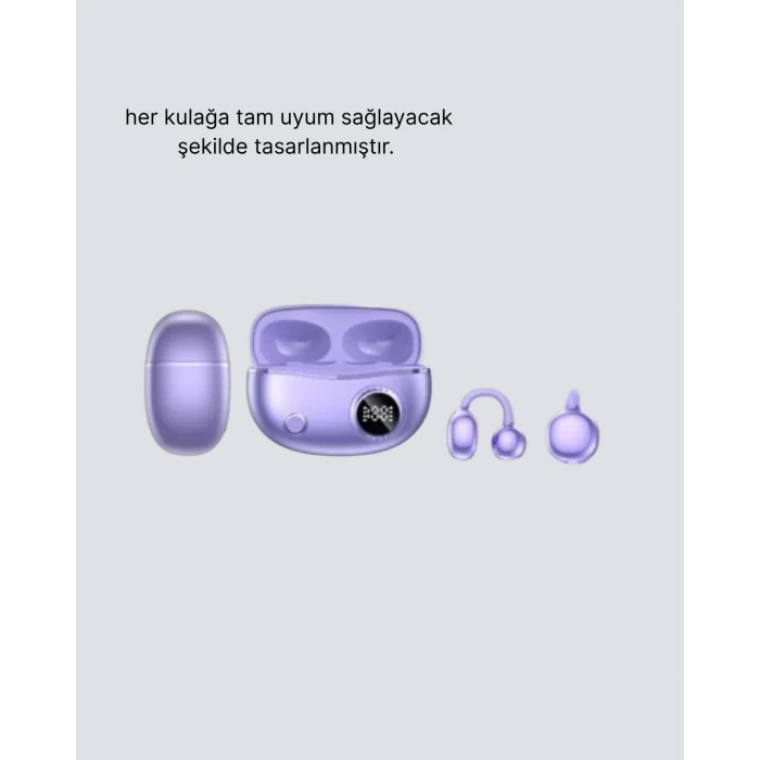 Bluetooth YXG10 Kulak Arkası Tasarım Cilt Dostu Silikon Hafif Yapı