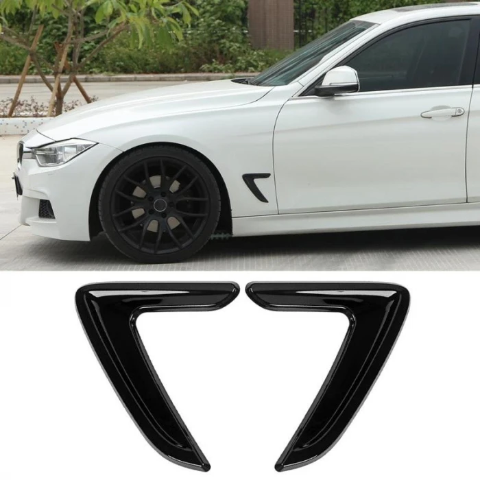 BMW Tip Çamurluk Havalandırma Venti Kısa Parlak Siyah NKT98