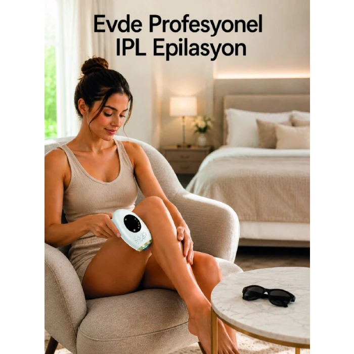 Buz Başlıklı IPL Lazer Epilasyon Cihazı