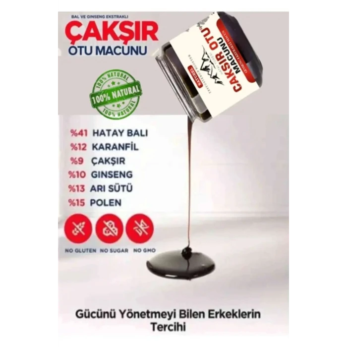 Çakşır Otu Macunu Erkeklere Özel Macun 240 Gr X 3 ADET