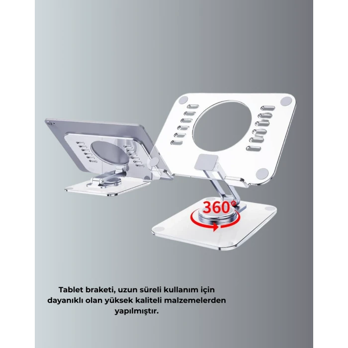 Çift Eksenli Ayarlanabilir Tablet Destek Standı Yeni Nesil