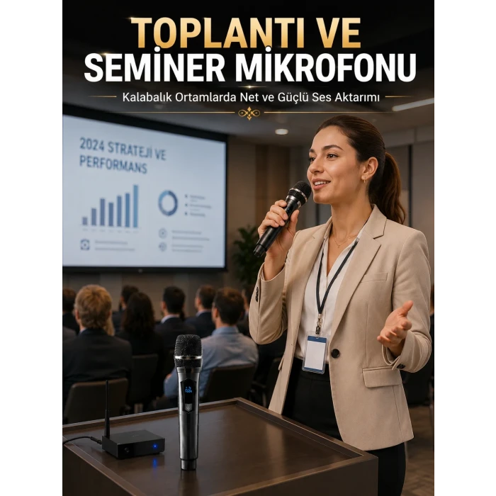 Çift Mikrofon Seti Profesyonel Ses Performansı