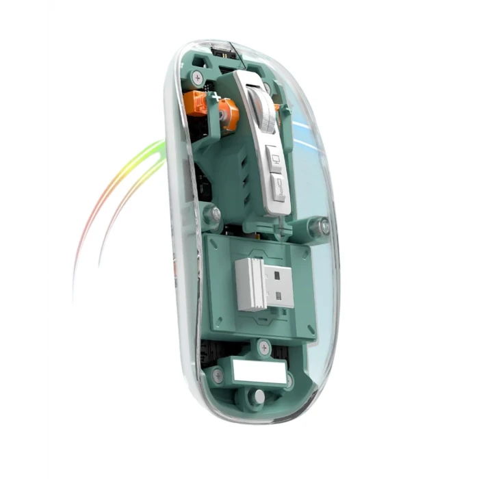 Çift Mod Bağlantılı Kablosuz Mouse Bluetooth ve USB Alıcılı Yeni Nesil