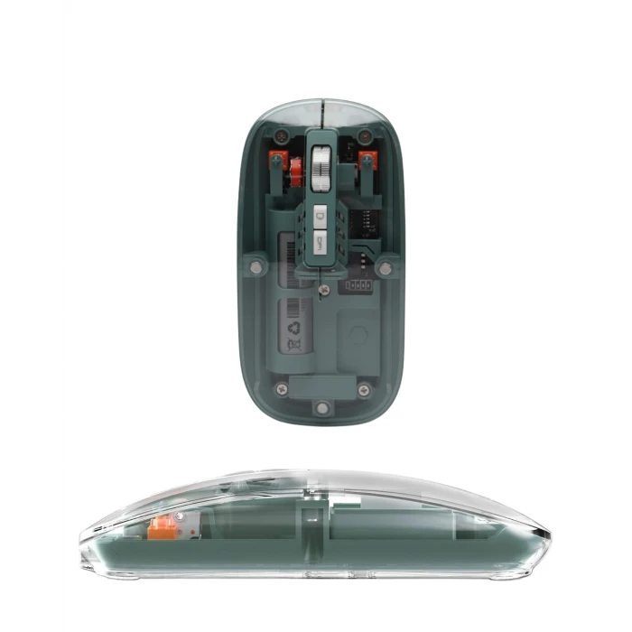 Çift Mod Bağlantılı Kablosuz Mouse Bluetooth ve USB Alıcılı Yeni Nesil