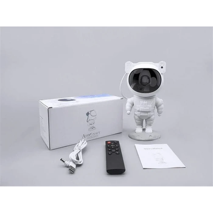Çocuklara Özel Projeksiyon Astronot Lamba Speaker Sevimli