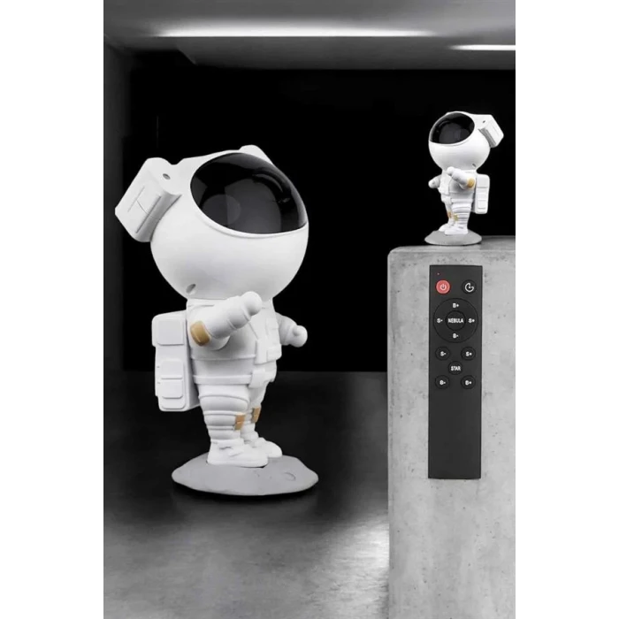 Çocuklara Özel Projeksiyon Astronot Lamba Speaker Sevimli