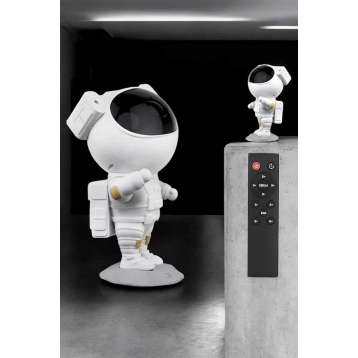 Çocuklara Özel Projeksiyon Astronot Lamba Speaker Sevimli