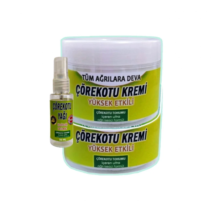 ÇÖREK OTU KREMİ 2 ADET 100 ML + 30 ML ÇÖREK OTU YAĞI