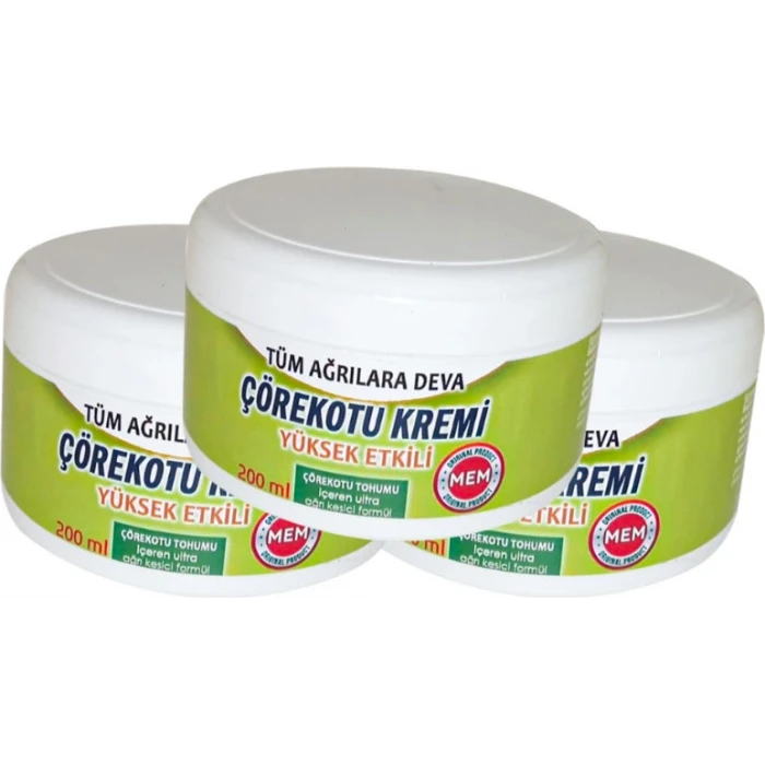 ÇÖREK OTU KREMİ GREEN BOX 200 ML KREMİ 3 ADET
