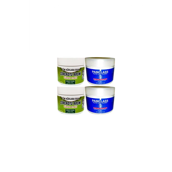 Çörek Otu Kremi Orta Boy  2 x 100 ml - Painclass Kuyruk Yağı Kremi 2 x 100 ml