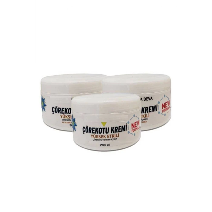 Çörek Otu Kremi White Box 200 ml  Rahatlatıcı Bakım Masaj Kremi x 3 ad