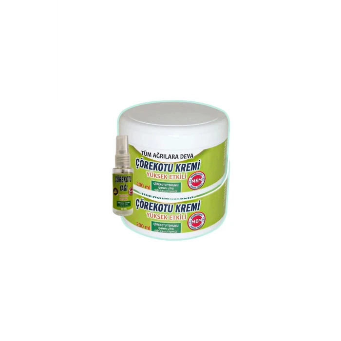 Çörek Otu Rahatlatıcı Bakım Kremi 2x200 ml+30 ml Çörek Otu Yağı ile