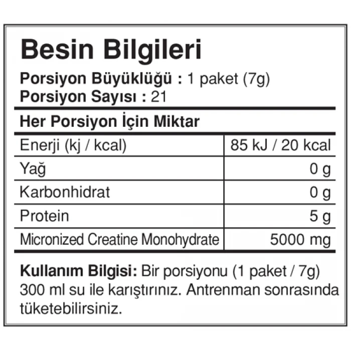 Crea Big Go! 21 Drink Packets Yeşil Elma
