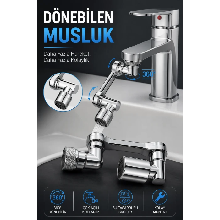 DÖNEBİLEN MUSLUK ÖZEL SU AKIŞ TASARIMI
