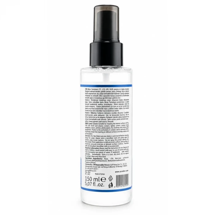 Ekran Temizleme Sprey 150 ml