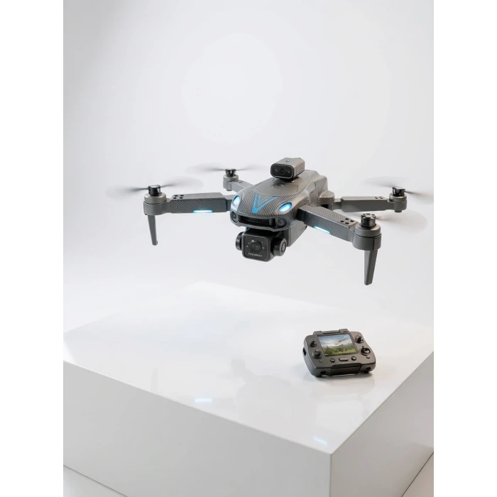 Ekranlı Kumandalı Çift Kameralı Drone ile Havadan Çekim