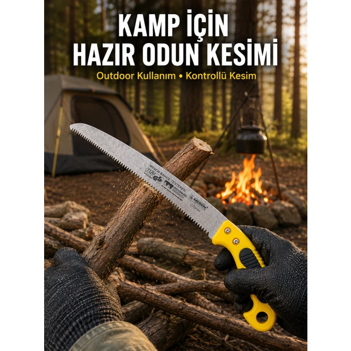 El Tipi Bahçe Bıçkısı Dayanıklı Çelik Kesim Testeresi