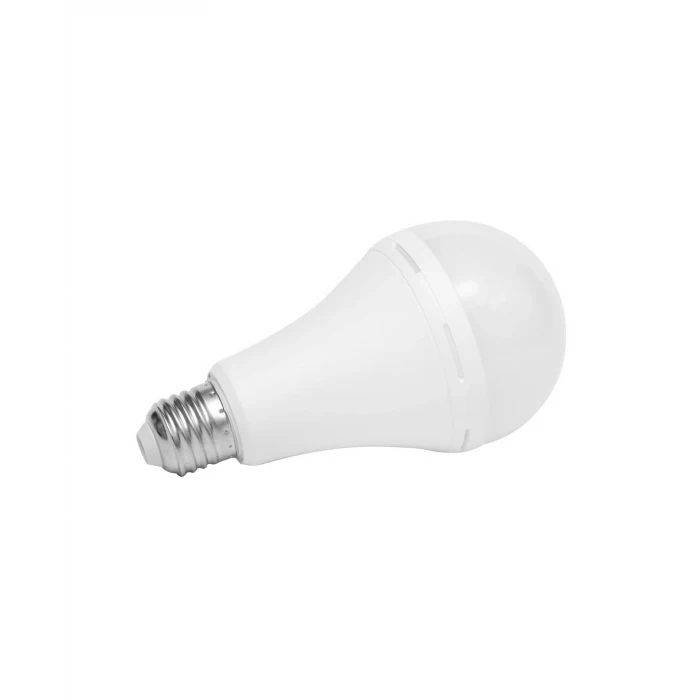 Elektrik Kesintisinde Yanan Şarjlı LED Ampul E27 6500K Güçlü Işık