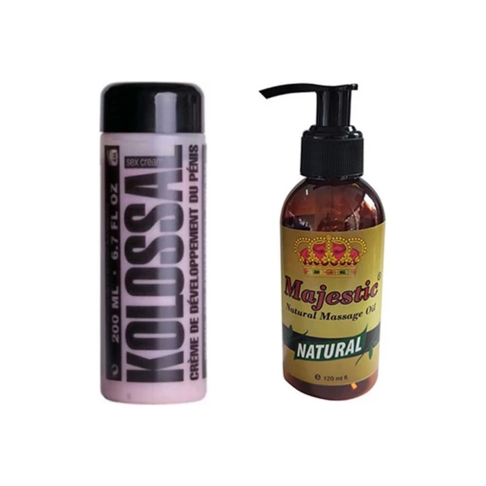 Erkek Genital Kremi 200 Ml. + Masaj Yağı