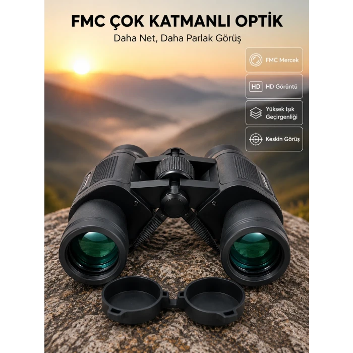 FMC Çok Katmanlı Optik Mercekli Dayanıklı Açık Hava Gözlem Dürbünü