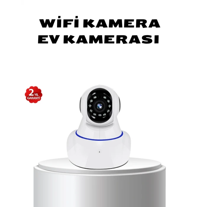 Full HD Akıllı IP Kamera – Gece Görüşlü, Hareket Sensörlü, Çift Yönlü Ses ve Online Kayıt Özellikli