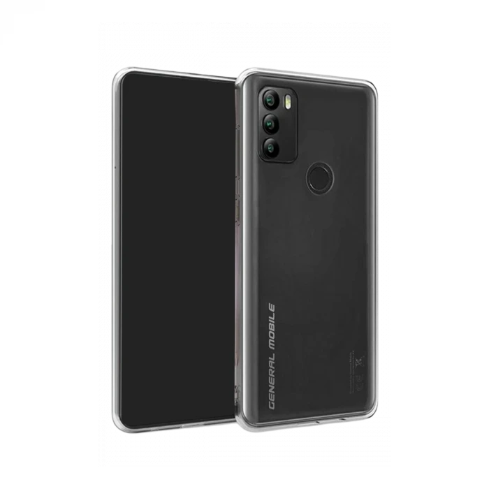 General Mobile GM 21 Plus Kılıf Lüx Şeffaf Silikon