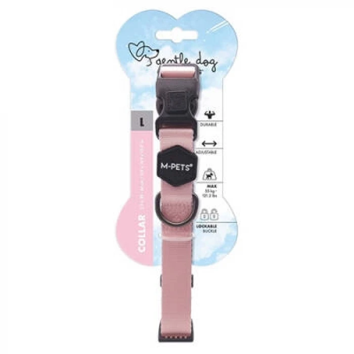 Gentle Köpek Boyun Tasması Pembe Large 38-66 Cm