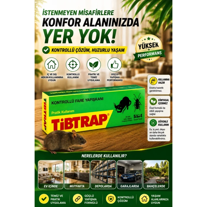 Güçlü Yapışma Özellikli Fare Kontrol Yapışkanı