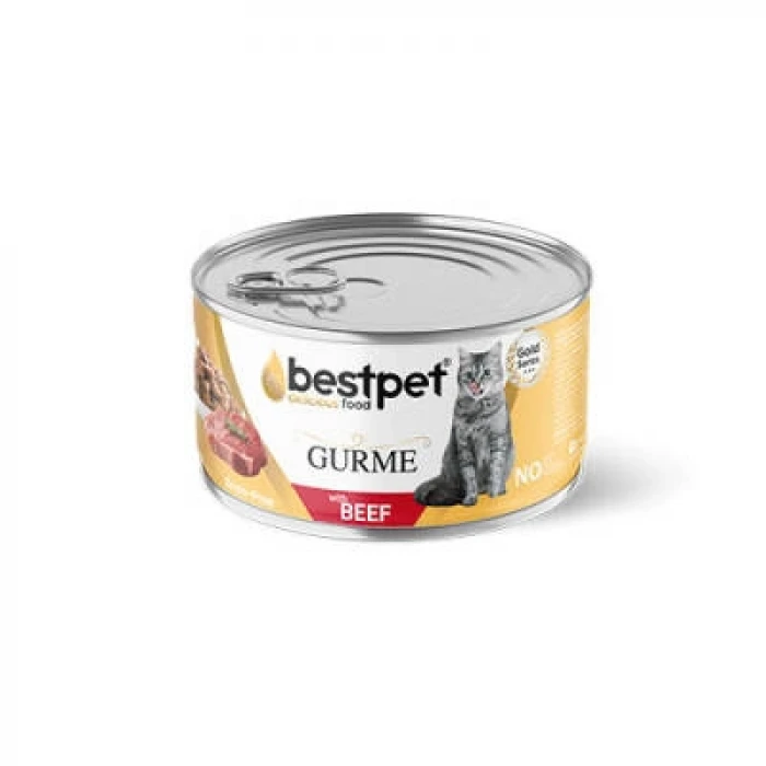 Gurme Jelly Biftekli Tahılsız Yetişkin Kedi Konservesi 85 Gr