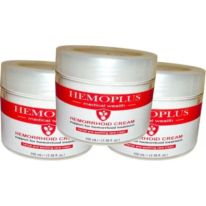 HEMOPLUS KREM 150 ML 3 ADET BİRDEN
