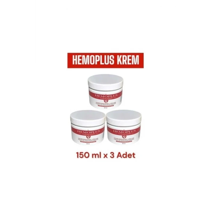 Hemoplus Rahatlatma Bakım Kremi 150 ml  x 3 Adet