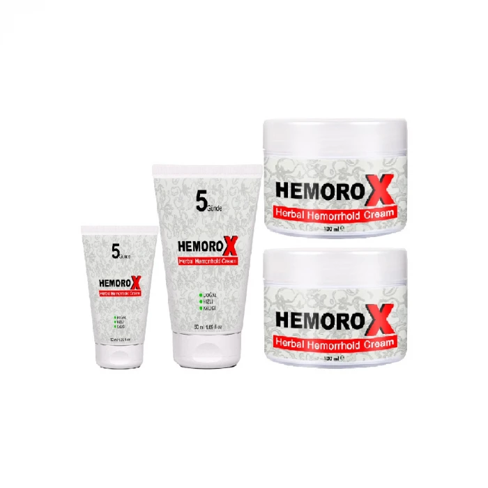 Hemorox Kremi Seti - 2şer Tane Kavanoz + Tüp Krem