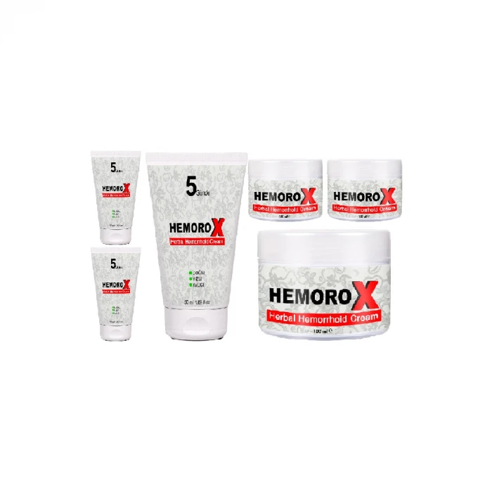 Hemorox Kremi Seti - 3er Tane Kavanoz + Tüp Krem