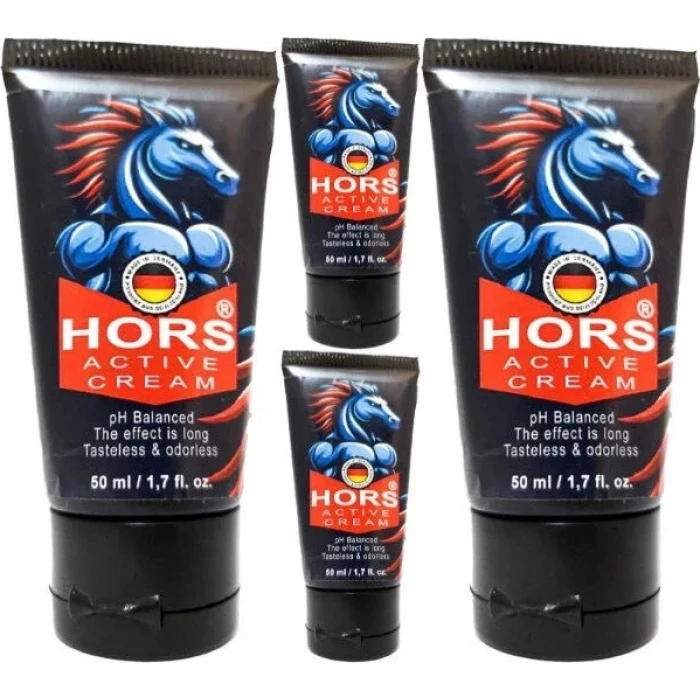 HORS ACTİVE CREAM 50 ML ERKEK ÖZEL 4 ADET
