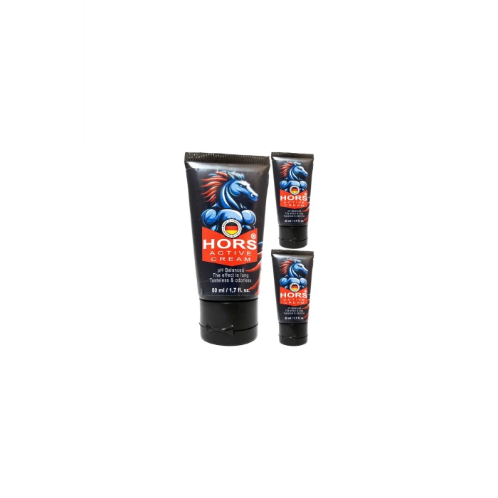 Hors Active Cream 50 ml Erkek Özel Zaman ve Katılık 3 Adet