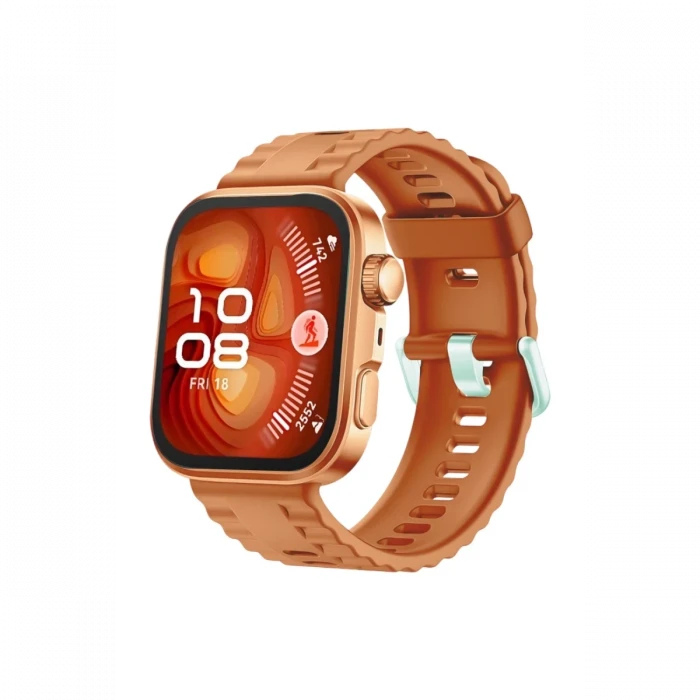 Huawei Fit 4 Nova Silikon Kordon - Turuncu