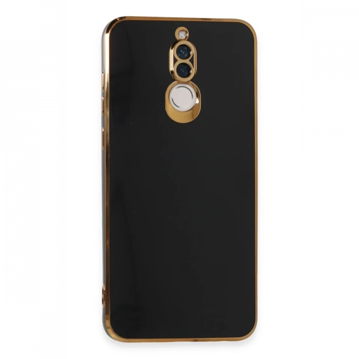 Huawei Mate 10 Lite Kılıf Volet Silikon - Siyah