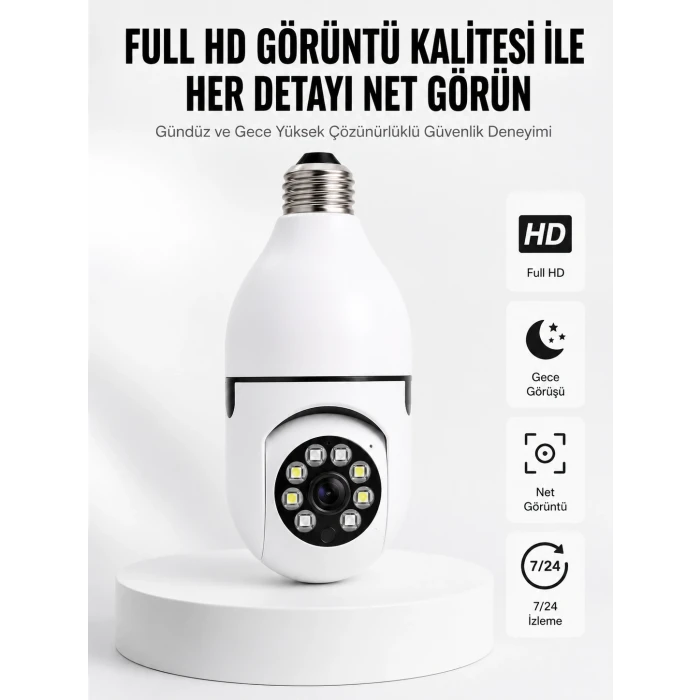 İki Yönlü Ses Destekli Full HD Akıllı Kamera Yeni Nesil