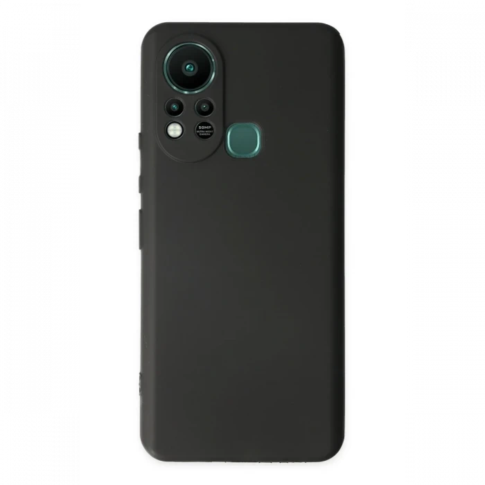 İnfinix Hot 11s Kılıf First Silikon - Siyah