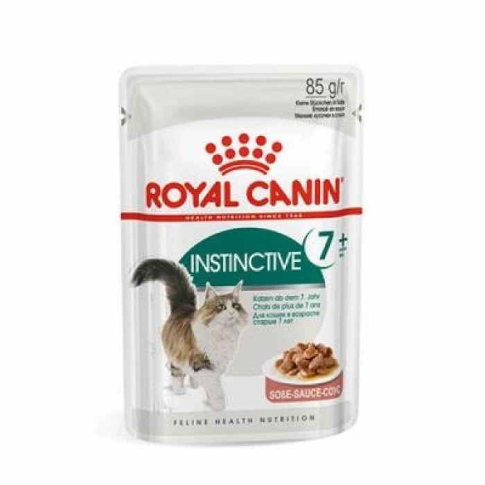İnstinctive 7+ Gravy Pouch Yaşlı Kedi Konservesi 6 Adet 85 Gr