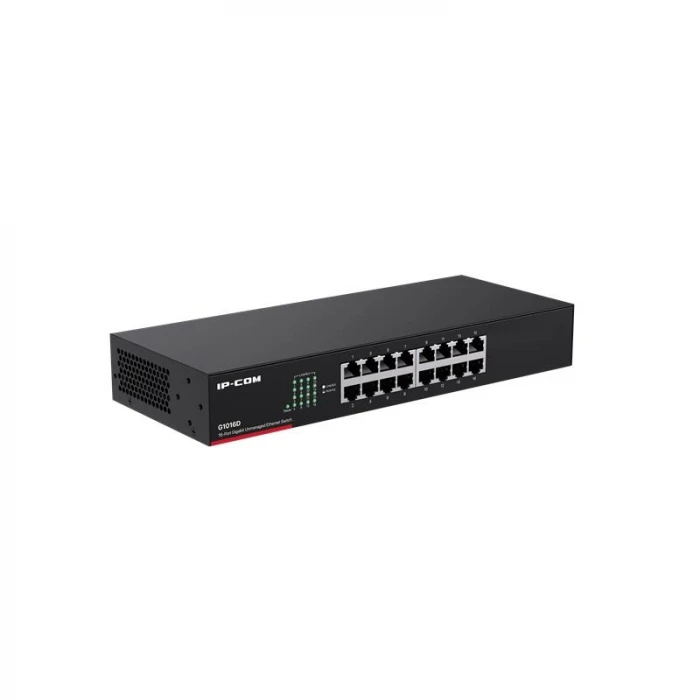 IP-COM G1016D 16 PORT GIGABIT METAL KASA RACKMOUNT SWITCH