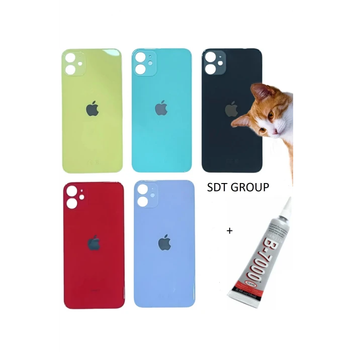 iPhone 11 Arka Batarya Pil Kapağı MOR  (B7000 15 M