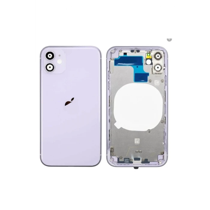 Iphone 11 Boş Kasa + Kapak Mor