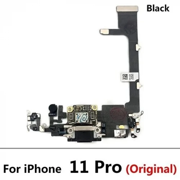 Iphone 11 Pro Full Şarj Soketi (ORJ) Siyah
