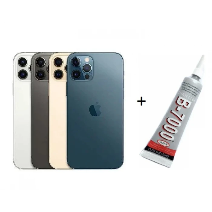 iPhone 12 PRO MAX Arka Batarya Pil Kapağı ALTIN (B