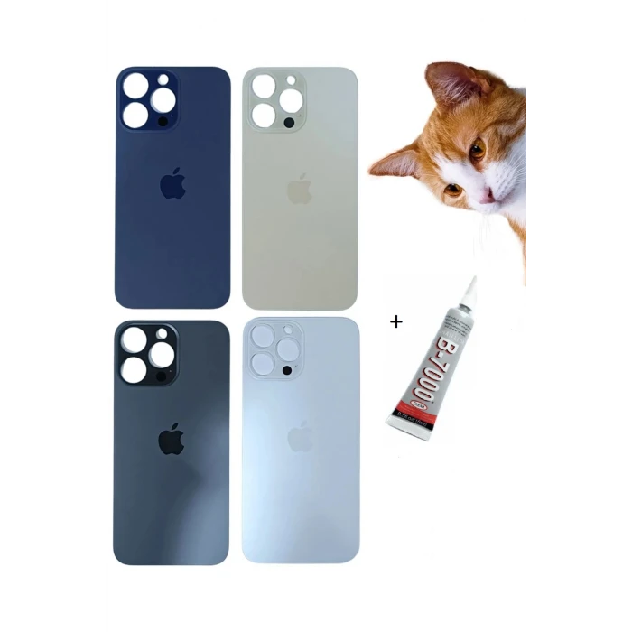 iPhone 14 PRO  Arka Batarya Pil Kapağı DERİN MOR (