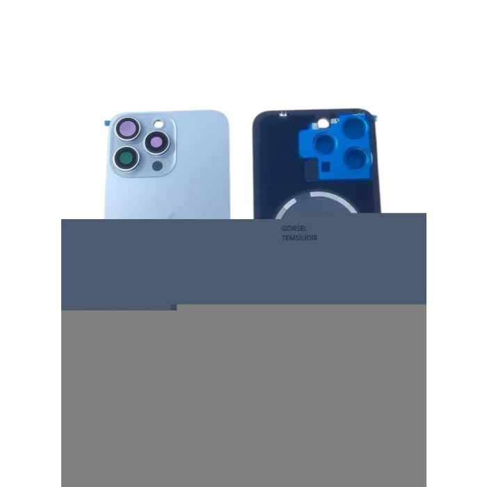 iPhone 15 PRO Arka Pil Kapağı FULL NFC li Lensli-