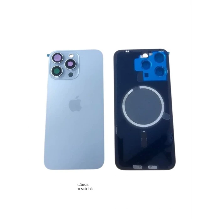 iPhone 15 PRO MAX Arka Pil Kapağı FULL NFC li Lens
