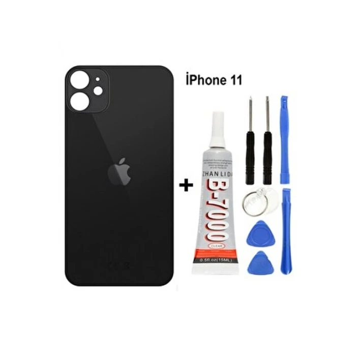 iPhone Uyumlu 11 Arka Cam Batarya Pil Kapağı + Yap